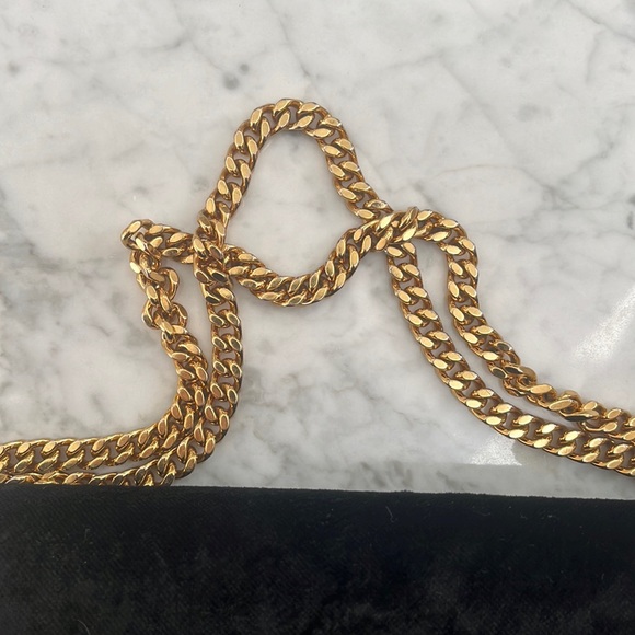 Yves Saint Laurent black velvet cross body bag/WOC - Picture 13 of 17